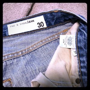 Rag and Bone Straight leg jeans. Size 30
